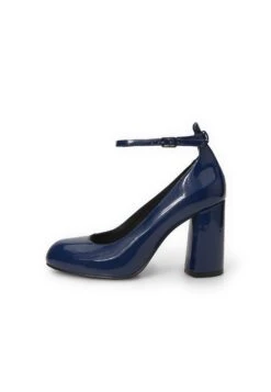 Bata Con Cinturino - Scarpe Con Plateau - Blau
