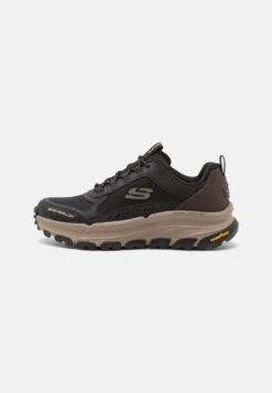 Skechers D'Lux TrekkerSneakers BasseBlack Leather/Mesh/Synthetic/Gray Trim Uomo Sneaker SK112O0DY-Q11