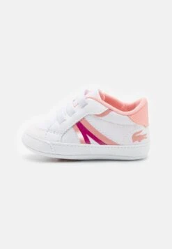 Lacoste UnisexRegalo Per NascitaWhite/Pink Bambini Scarpe Per Gattonare LA216D071-A11