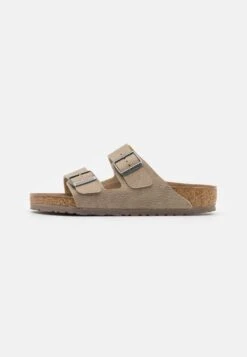 Birkenstock Arizona Vegan - Pantofole - Gray Taupe