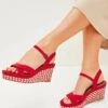 Next Forever Comfort Open Toe- Espadrillas - Red